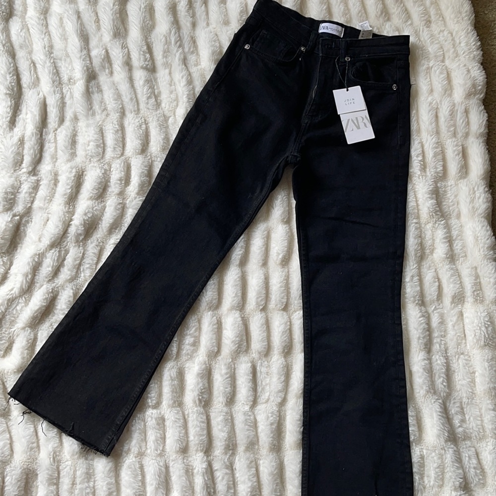 NWT ZARA High Rise Straight Leg  Jeans